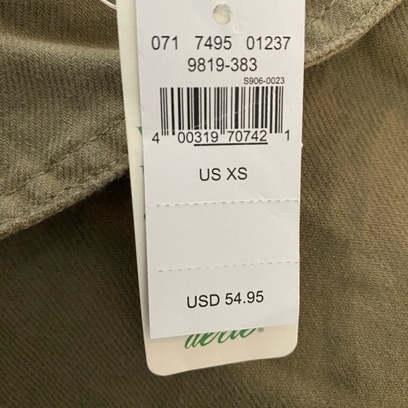 Aerie Romper Shorts Women's XS Green Short Sleeve Romper with Pockets Buttons - Picture 4 of 7